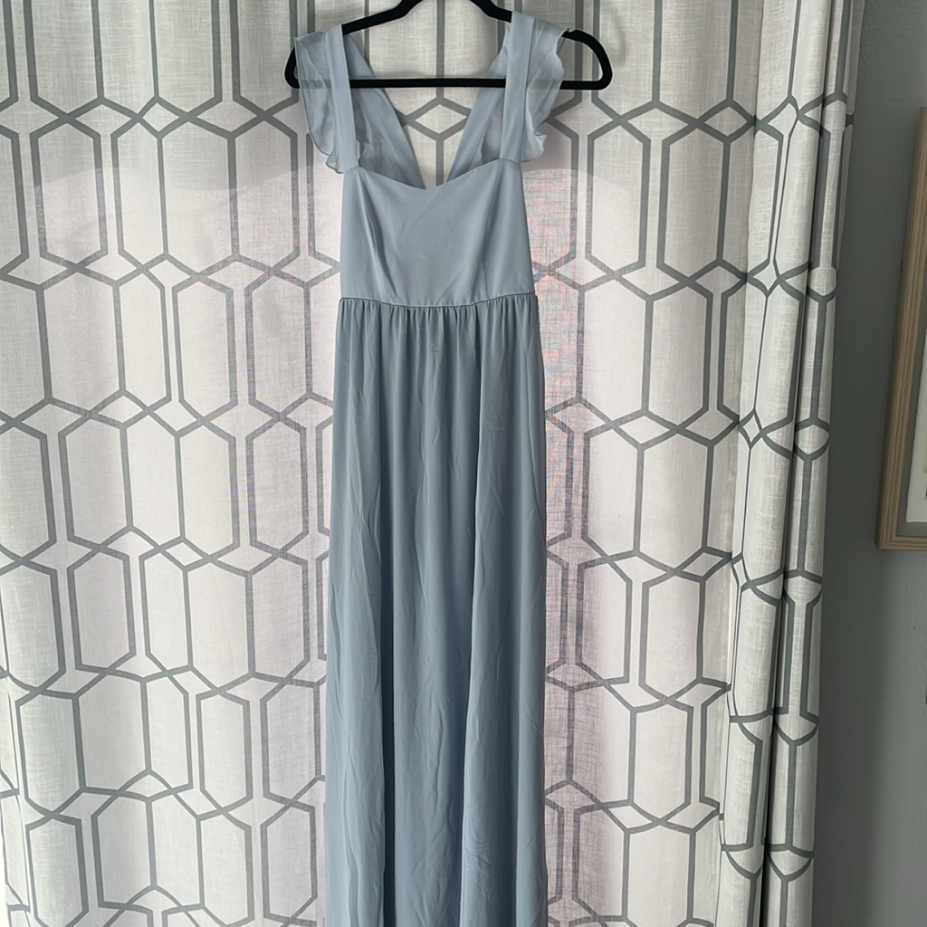 Show Me Your Mumu Powder Blue Bridesmaid Dress